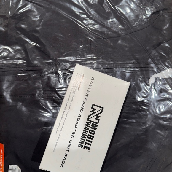 New jacket with battery mobile warming hooded heated grey gunmetal - Picture 6 of 10